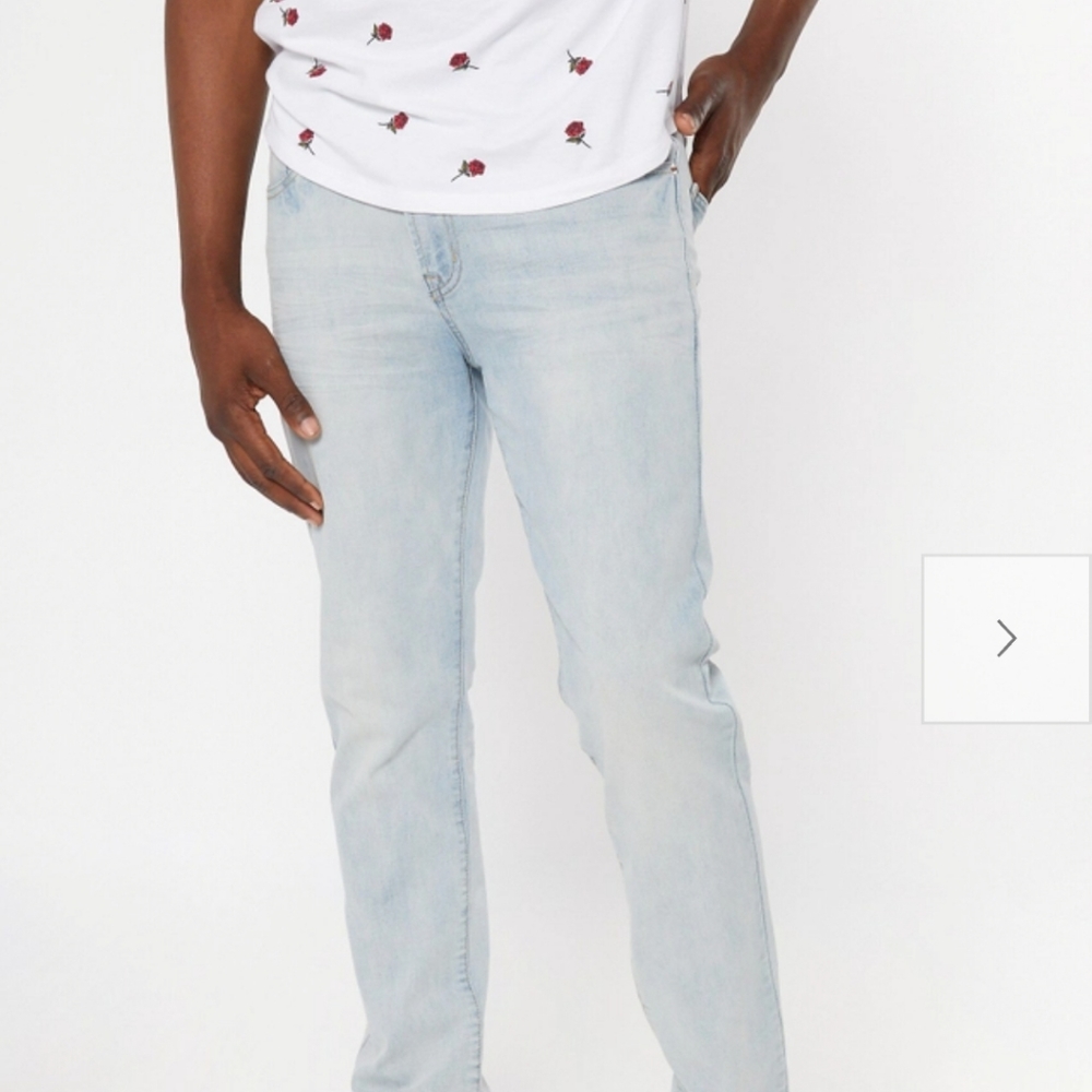 Guys Light Skinny Jeans